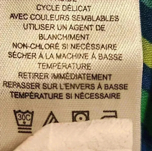 Youngland Girls Blue and Green Sleeveless Striped Floral Sundress Size 4 - Picture 7 of 10